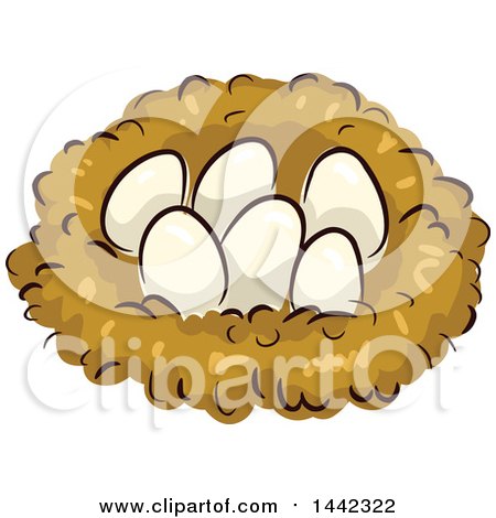 Detail Nest With Eggs Clipart Nomer 23