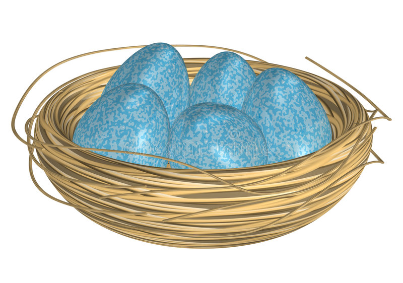 Detail Nest With Eggs Clipart Nomer 30