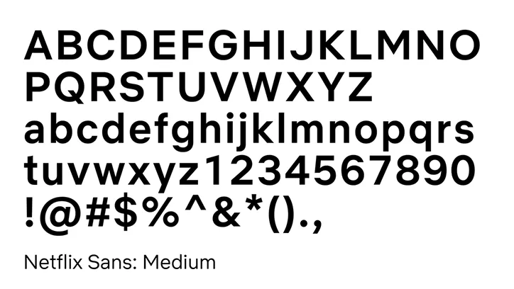 Detail Netflix Font Nomer 3