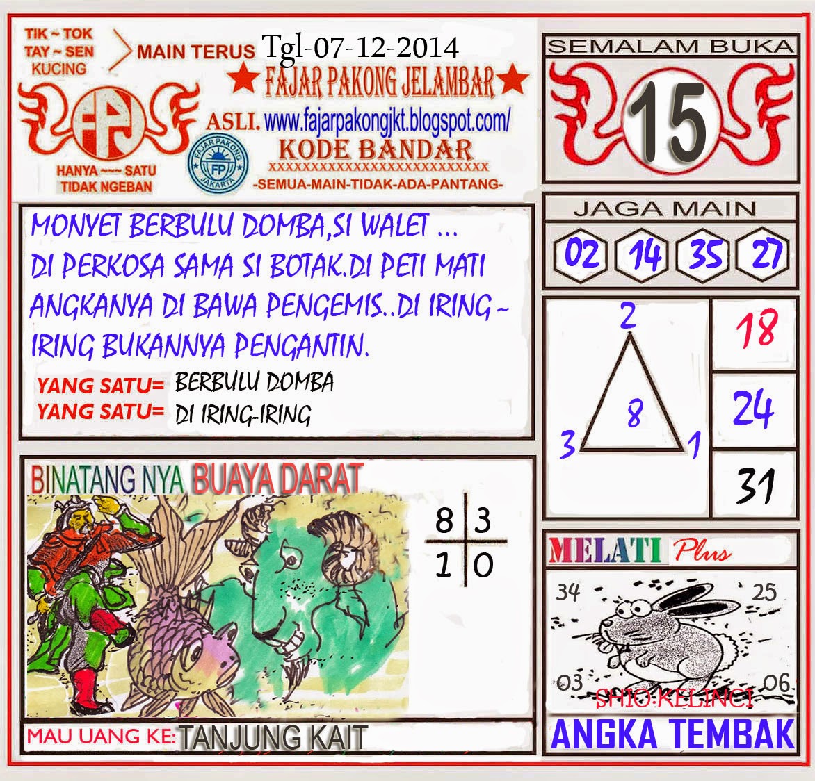 Detail New Fajar Pakong Melati Nomer 51