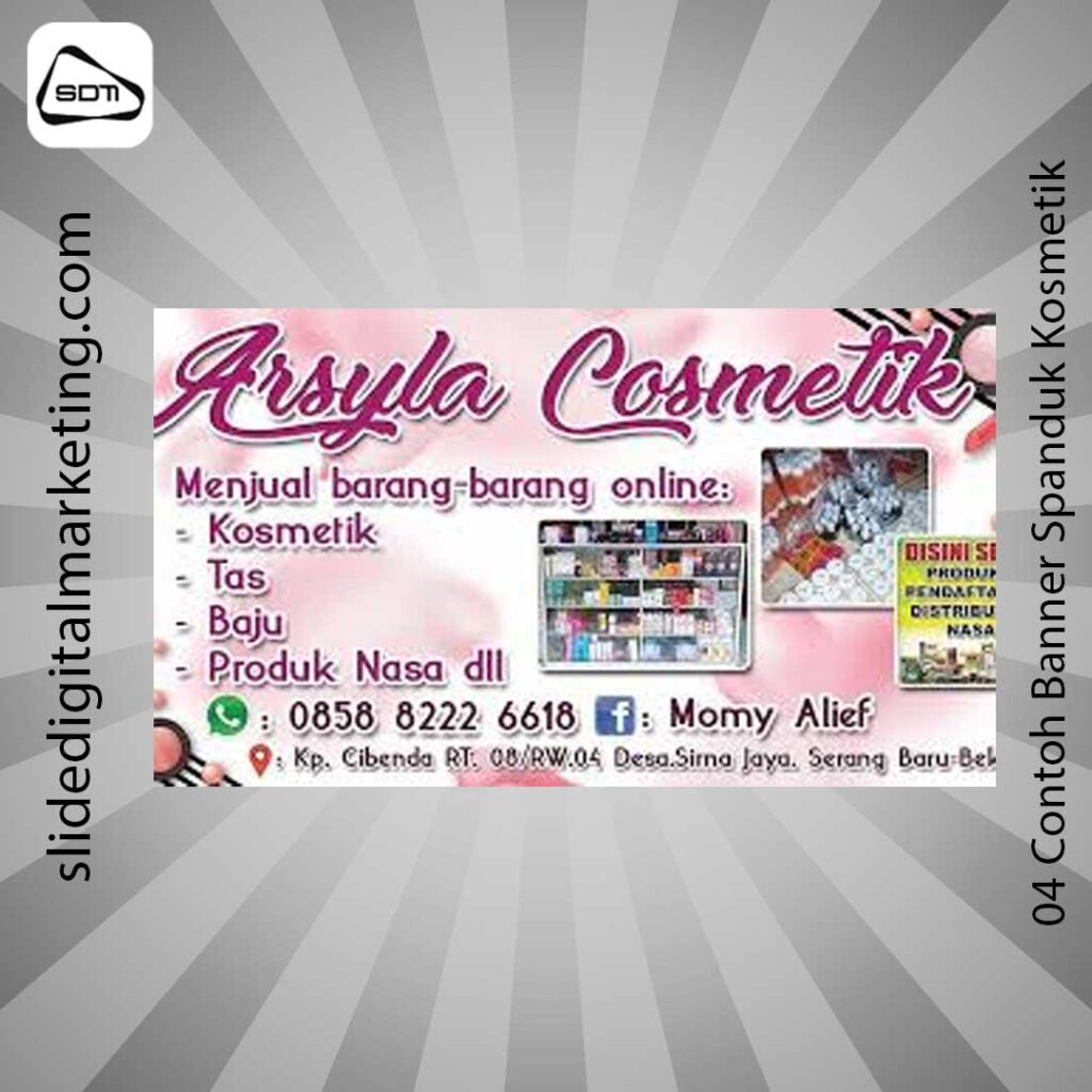 Desain Spanduk Kosmetik - KibrisPDR