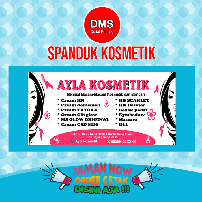 Detail Desain Spanduk Kosmetik Nomer 31