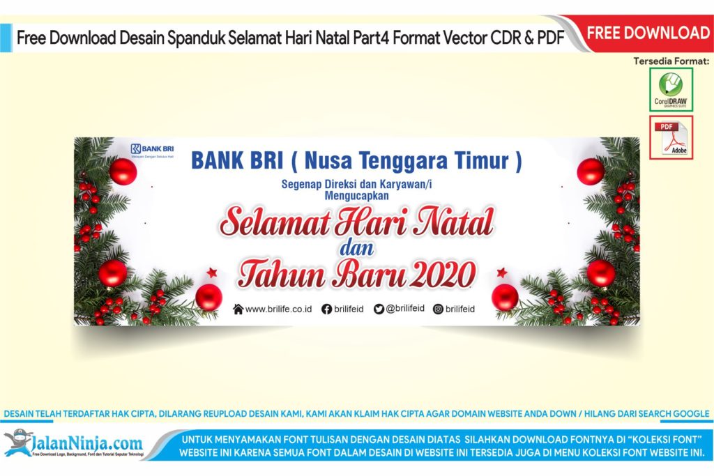 Detail Desain Spanduk Natal Dan Tahun Baru Nomer 7