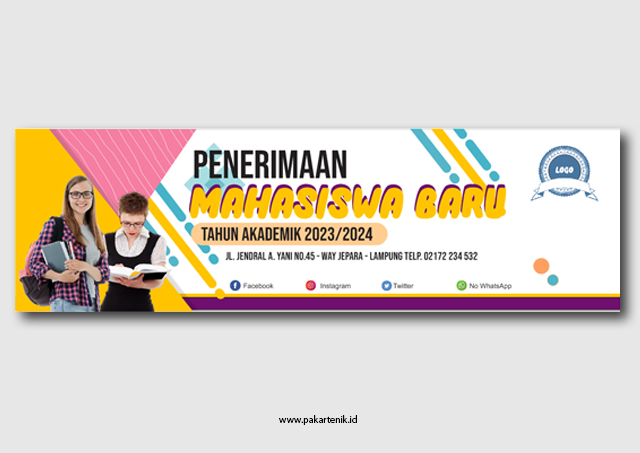 Detail Desain Spanduk Penerimaan Siswa Baru Corel Draw Nomer 48