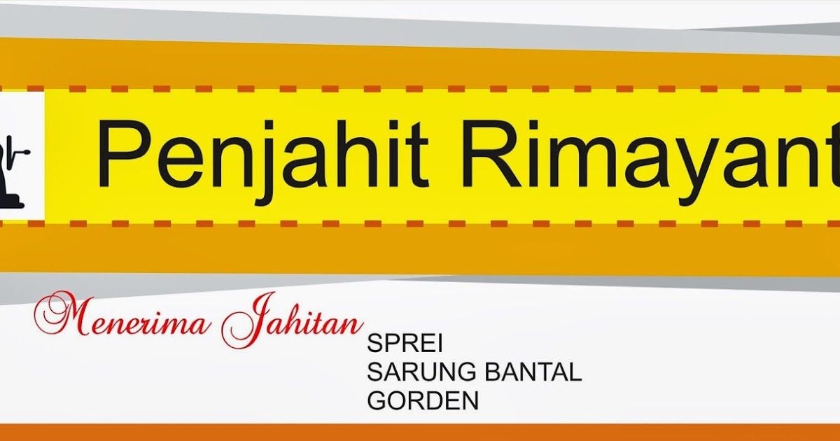 Detail Desain Spanduk Rumah Jahit Nomer 28