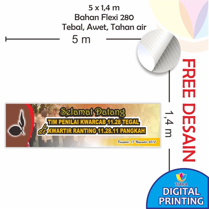 Detail Desain Spanduk Selamat Datang Nomer 14