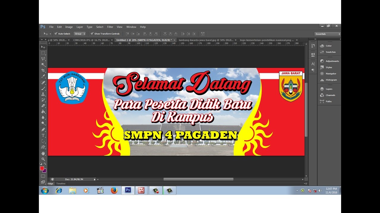 Detail Desain Spanduk Selamat Datang Nomer 30