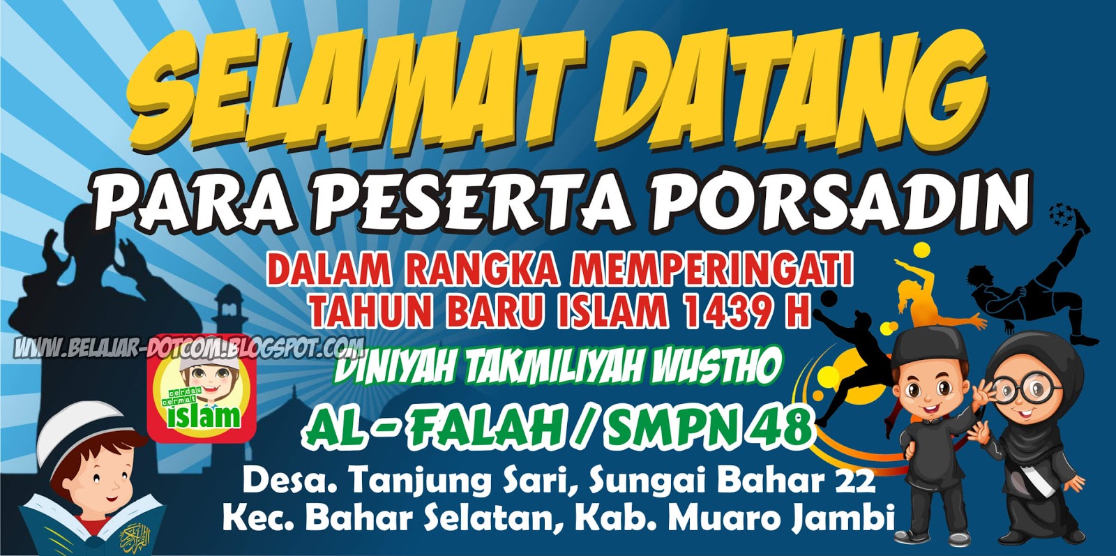 Detail Desain Spanduk Selamat Datang Nomer 6