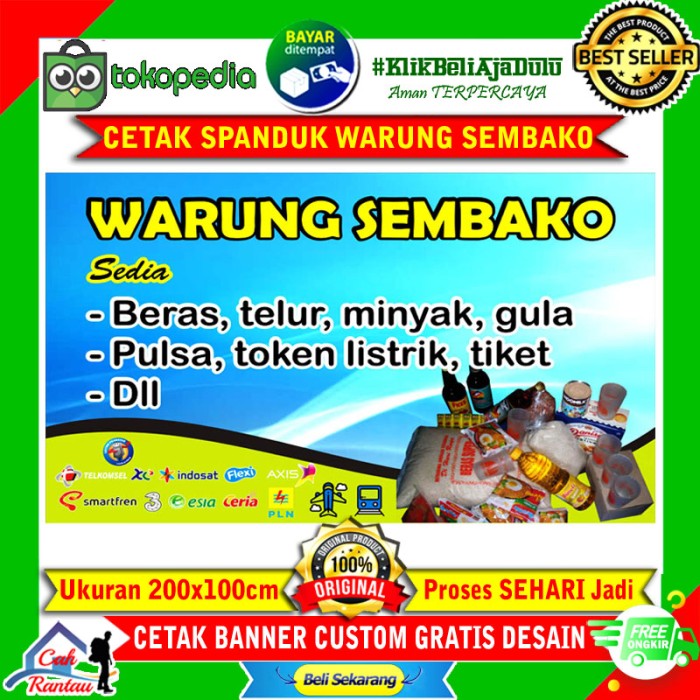 Detail Desain Spanduk Toko Sembako Nomer 12