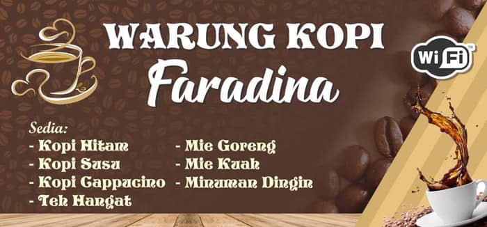 Detail Desain Spanduk Warung Kopi Unik Nomer 36