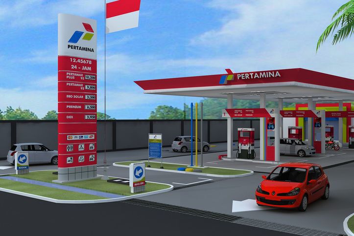 Detail Desain Spbu Pertamina Nomer 15