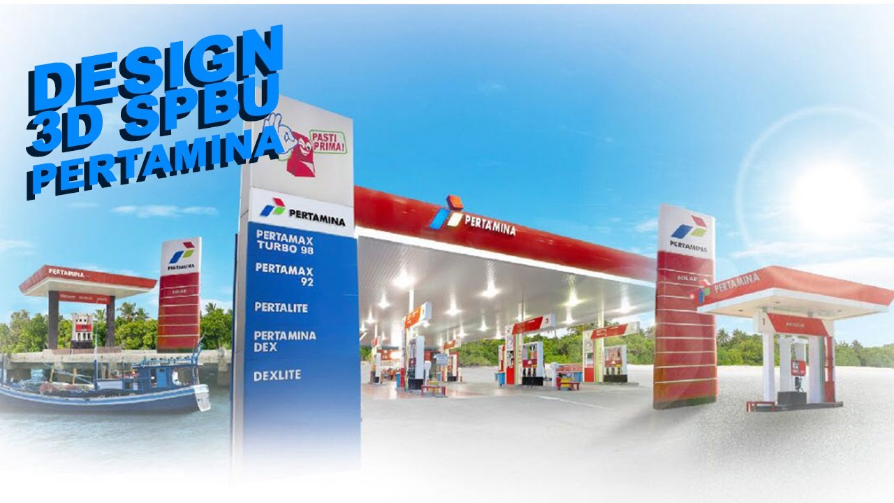 Detail Desain Spbu Pertamina Nomer 17