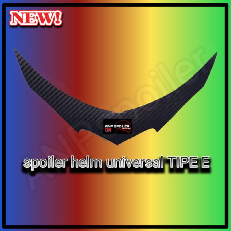 Detail Desain Spoiler Helm Nomer 2