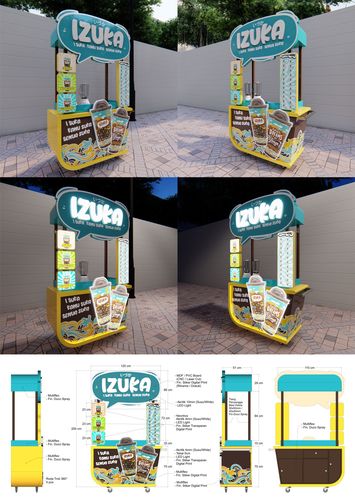 Detail Desain Stand Minuman Nomer 30