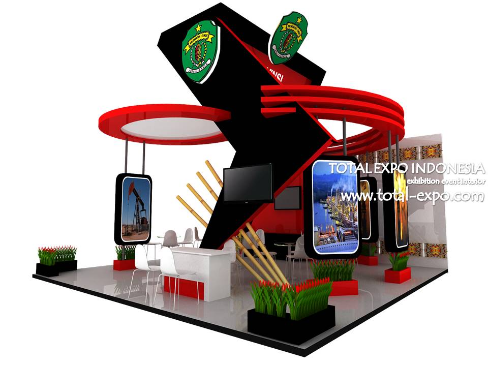 Detail Desain Stand Pameran Pembangunan Nomer 3