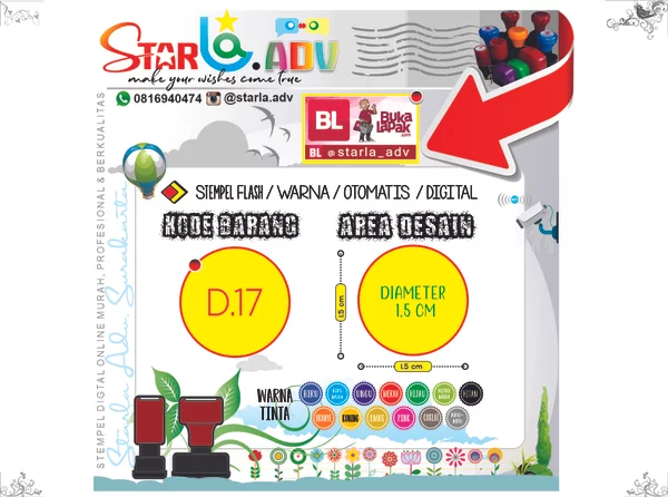 Detail Desain Stempel Flash Nomer 27