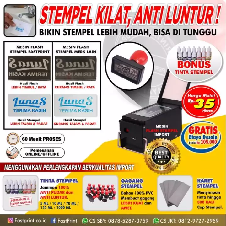 Detail Desain Stempel Kotak Nomer 23