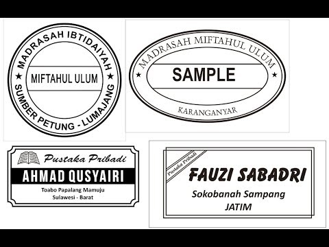 Detail Desain Stempel Kotak Nomer 4