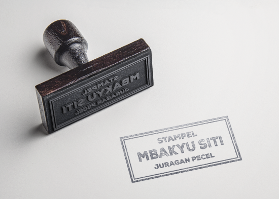 Detail Desain Stempel Kotak Nomer 38