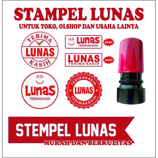 Detail Desain Stempel Lunas Koleksi Nomer 5