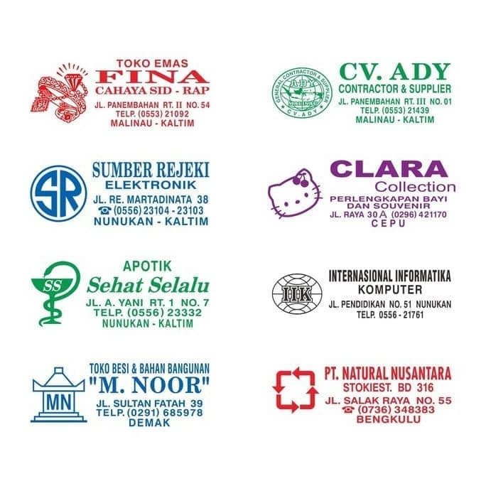 Detail Desain Stempel Perusahaan Nomer 17