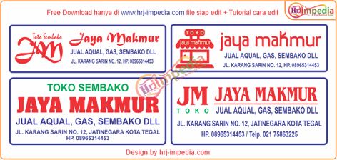 Detail Desain Stempel Toko Bangunan Nomer 18