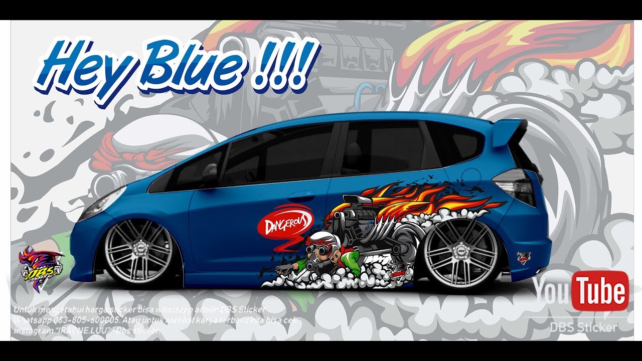 Detail Desain Stiker 3d Nomer 12