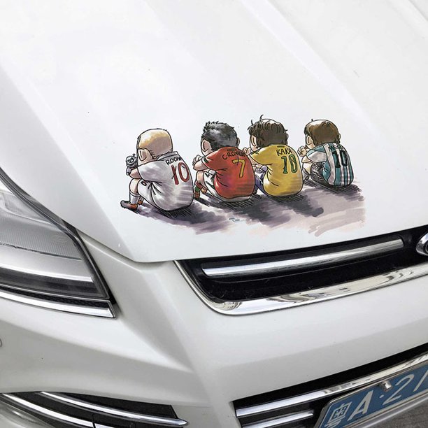 Detail Desain Stiker 3d Nomer 13
