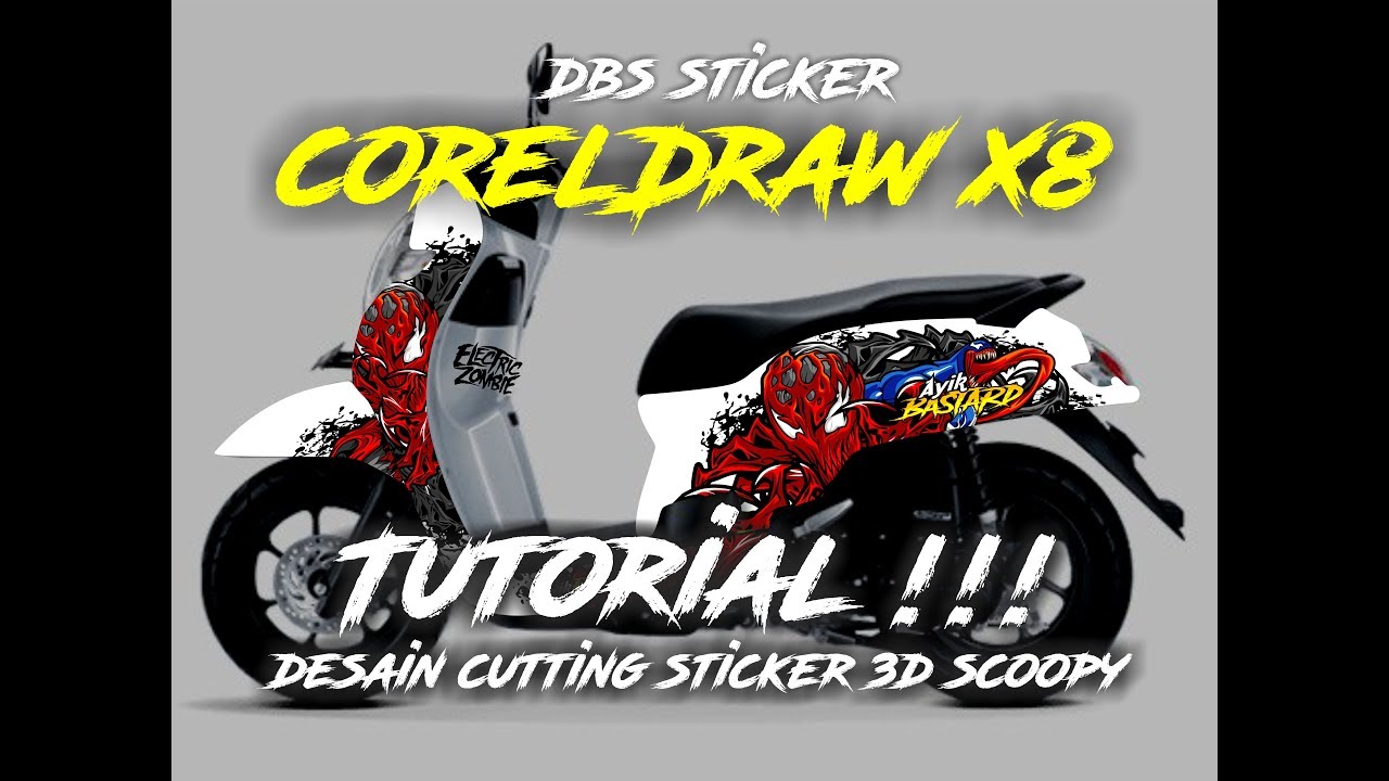 Detail Desain Stiker 3d Nomer 17