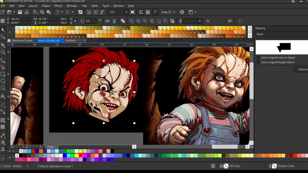 Detail Desain Stiker 3d Nomer 8