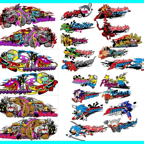 Detail Desain Stiker 3d Nomer 9
