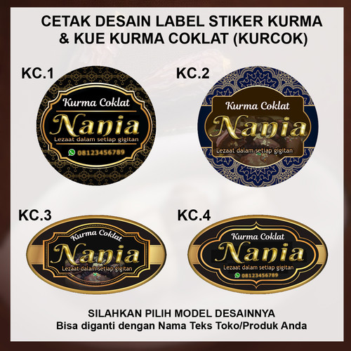 Detail Desain Stiker Coklat Nomer 9