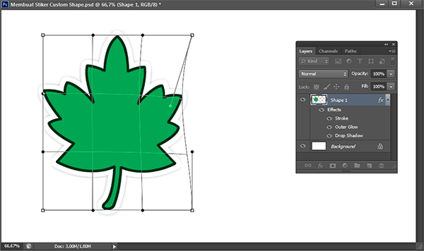 Detail Desain Stiker Dengan Photoshop Nomer 32