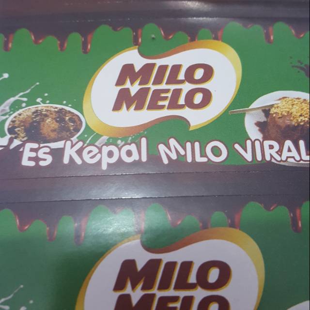 Detail Desain Stiker Es Kepal Milo Nomer 32