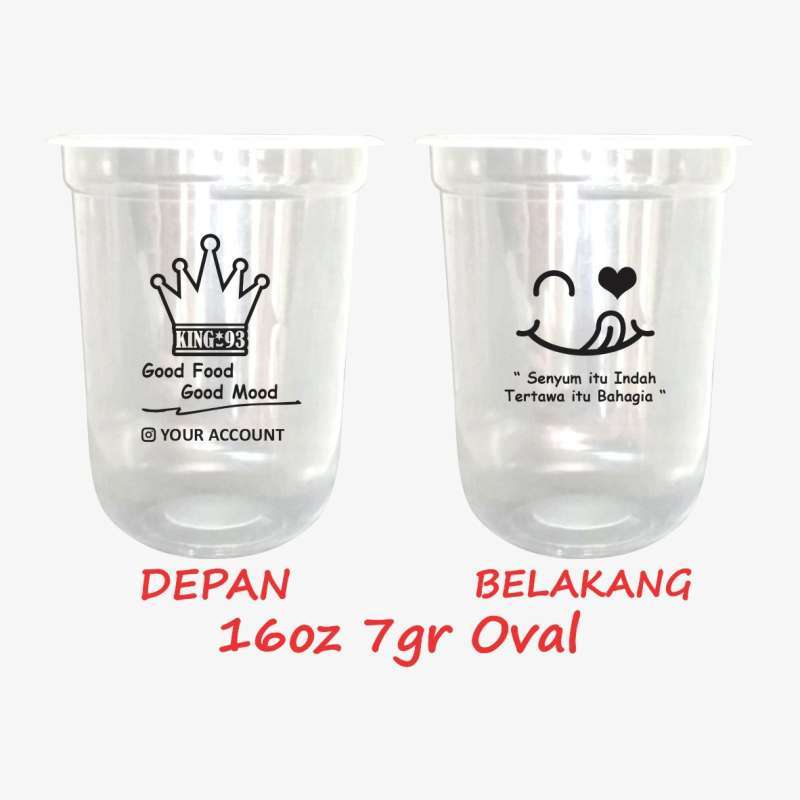 Detail Desain Stiker Gelas Plastik Nomer 30