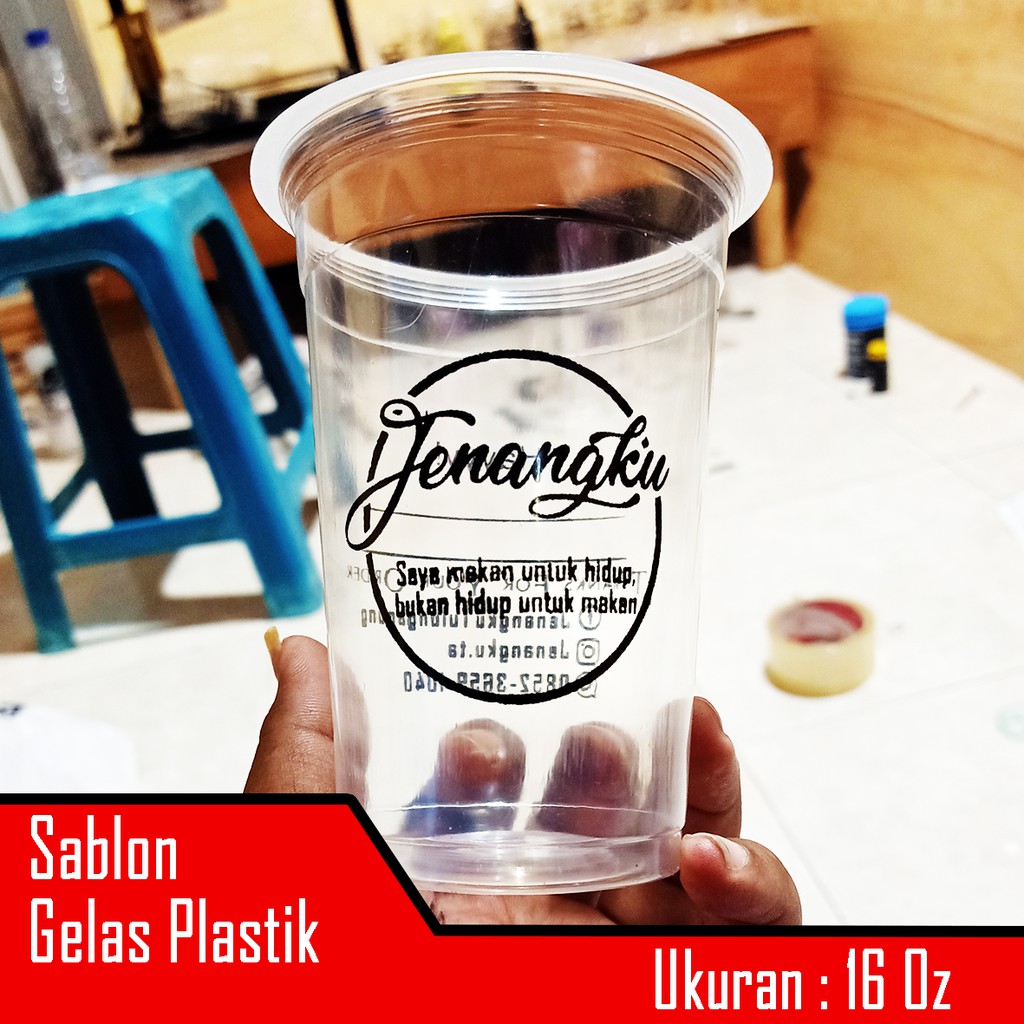 Detail Desain Stiker Gelas Plastik Nomer 42