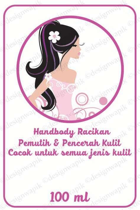 Detail Desain Stiker Handbody Nomer 12