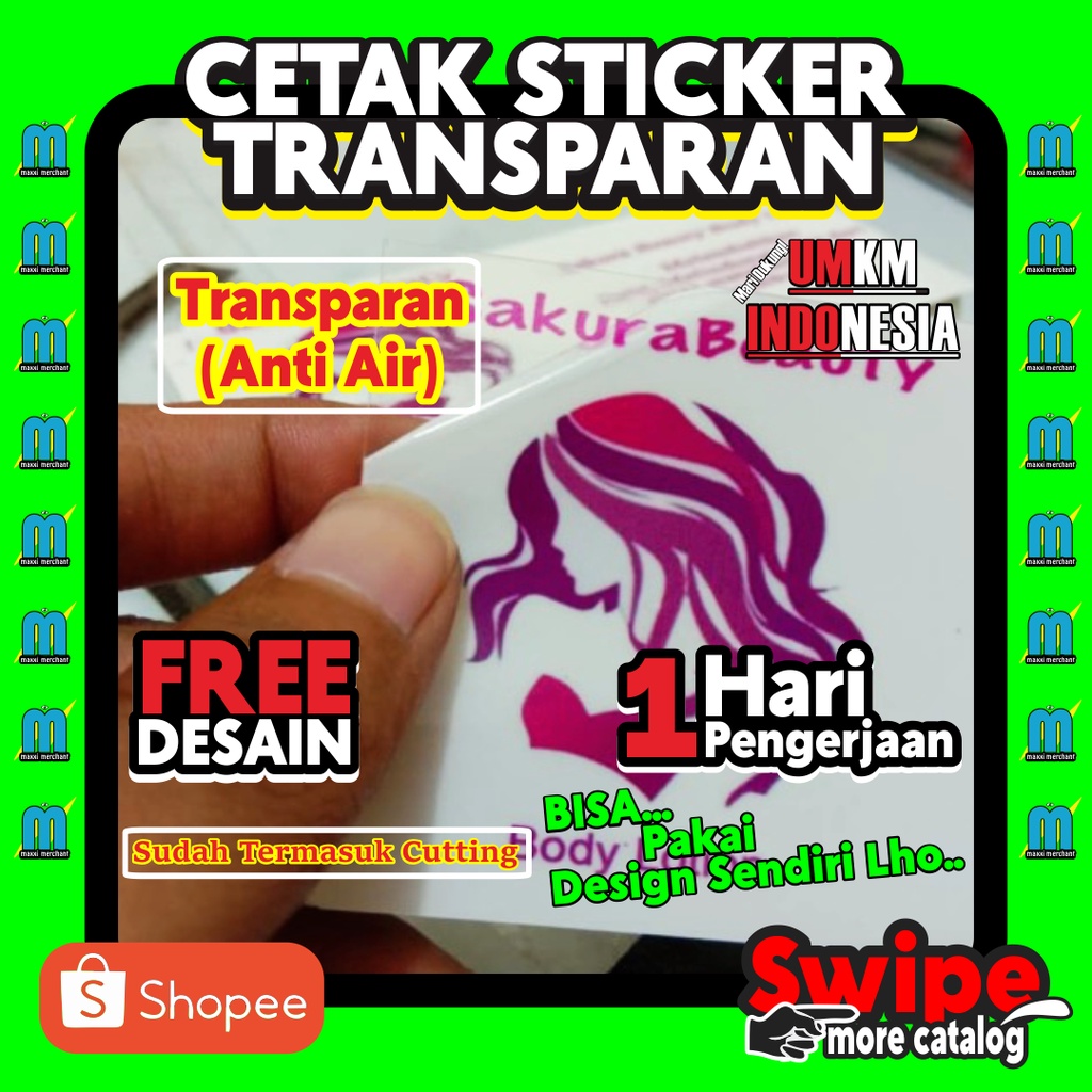 Detail Desain Stiker Handbody Nomer 55