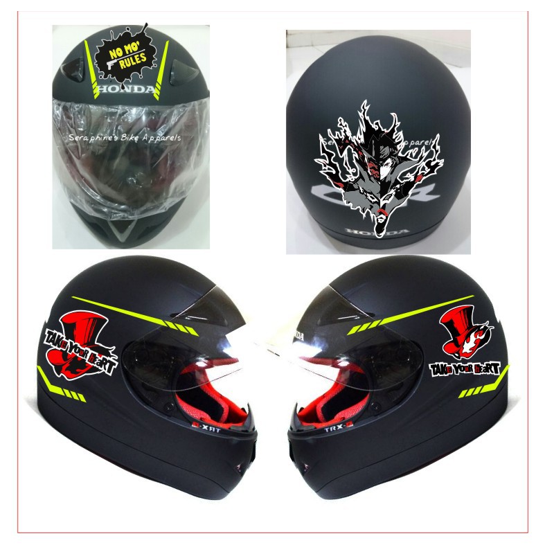 Detail Desain Stiker Helm Nomer 23