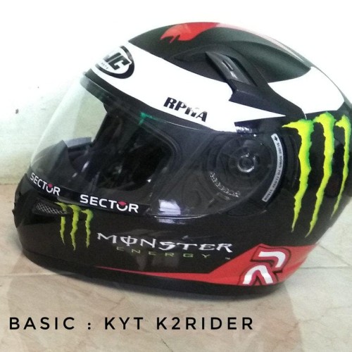 Detail Desain Stiker Helm Nomer 27