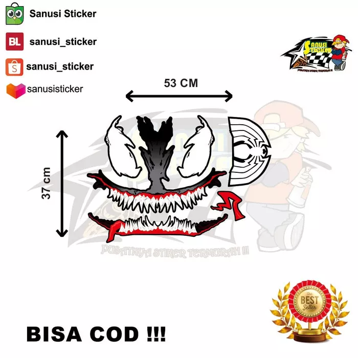 Detail Desain Stiker Helm Nomer 29