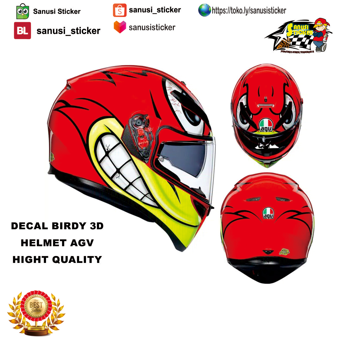 Detail Desain Stiker Helm Keren Nomer 7