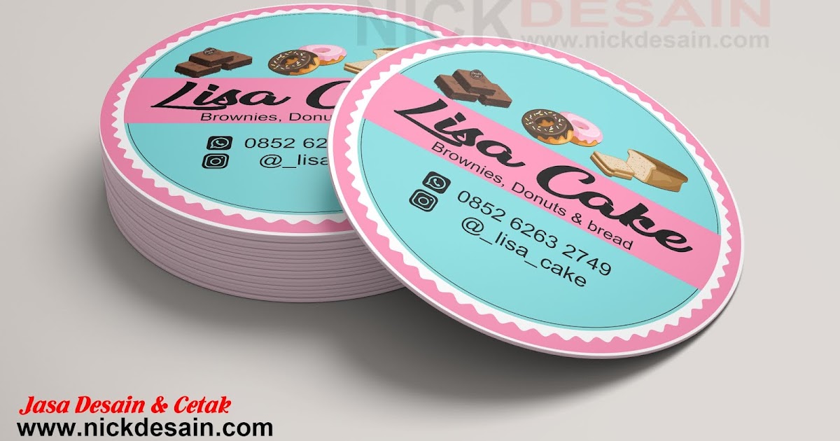 Detail Desain Stiker Kue Brownies Nomer 27