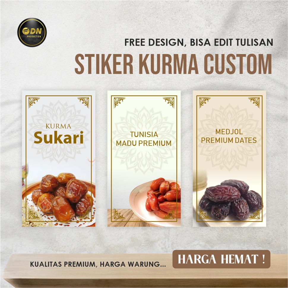Detail Desain Stiker Kurma Nomer 16