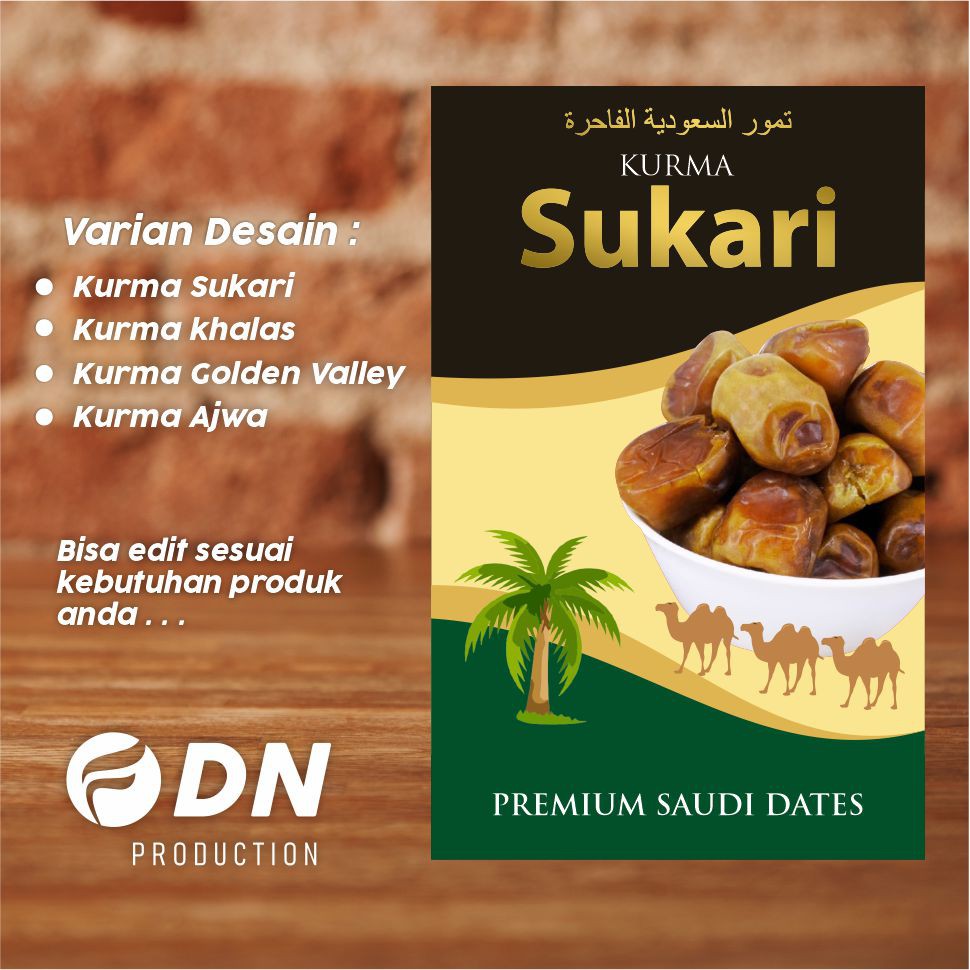 Detail Desain Stiker Kurma Nomer 17