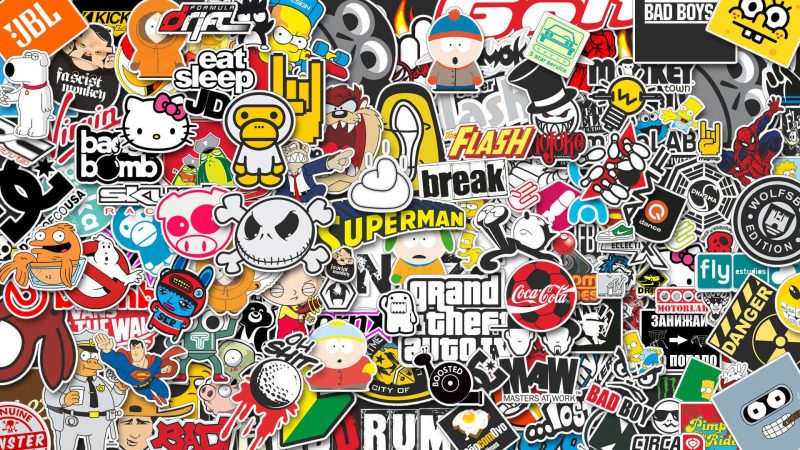 Detail Desain Stiker Lucu Nomer 15