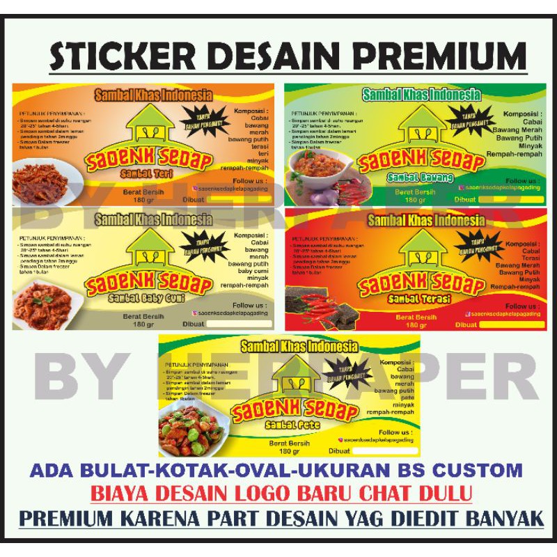 Detail Desain Stiker Makanan Polos Nomer 53