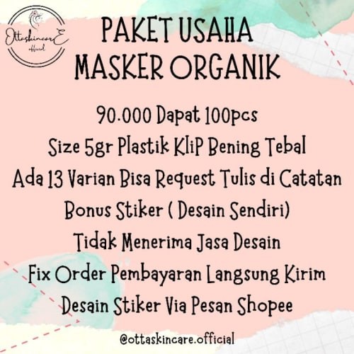 Detail Desain Stiker Masker Organik Nomer 38