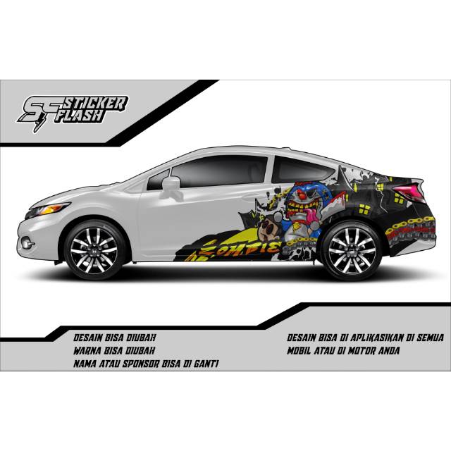 Detail Desain Stiker Mobil Nomer 31