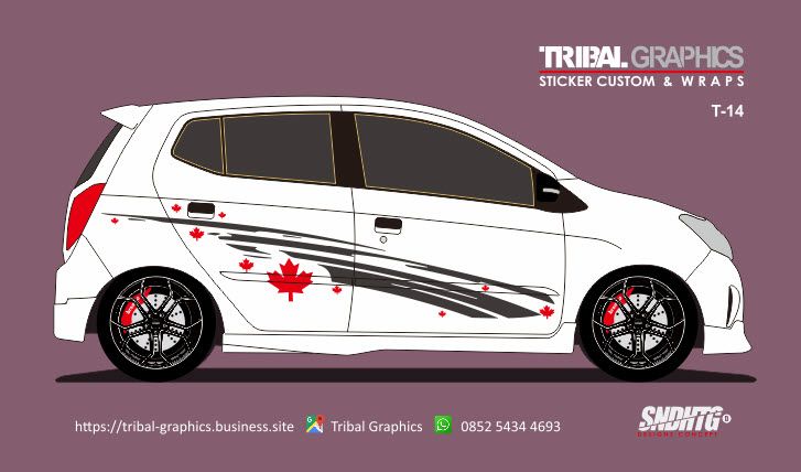 Detail Desain Stiker Mobil Nomer 6